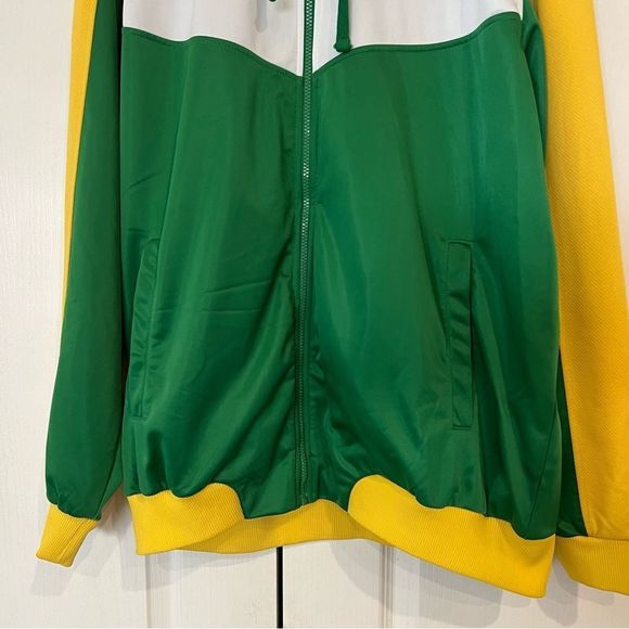 Oregon Ducks zippered hoodie track jacket - Picture 3 of 9